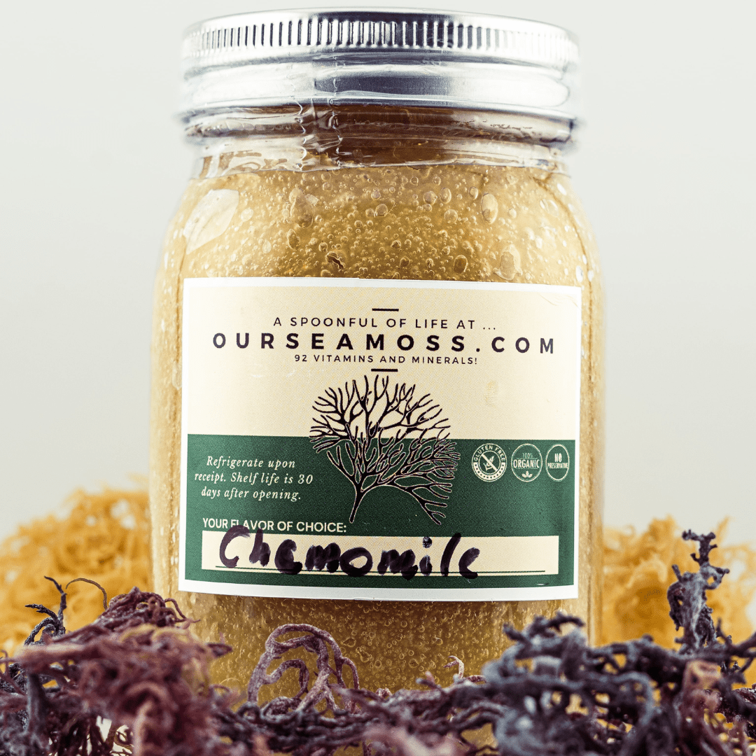 Chamomile Infused Wild Harvested Sea Moss Gel (Made Fresh To Order Everyday)