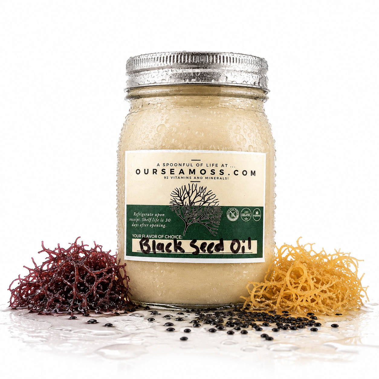 Black Seed Oil Sea Moss Gel