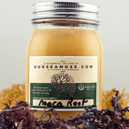 Maca Root Infused Wild Harvested Sea Moss Gel (Made Fresh To Order Everyday)