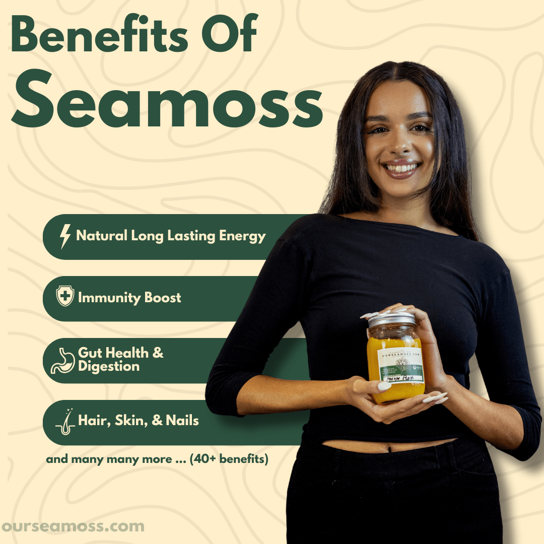 Black Seed Oil Infused Wild Harvested Sea Moss Gel (Made Fresh To Order Everyday)